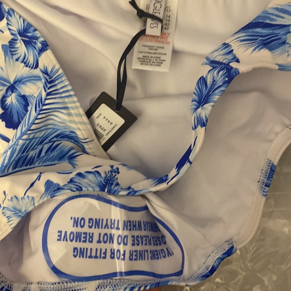 NWT Figleaves Toulouse underwired plunge bikini top US36H bottom US10 - Picture 15 of 15